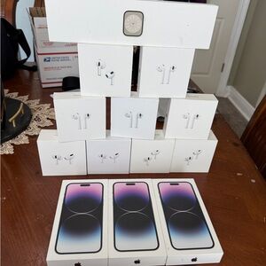 Empty Apple Product Boxes